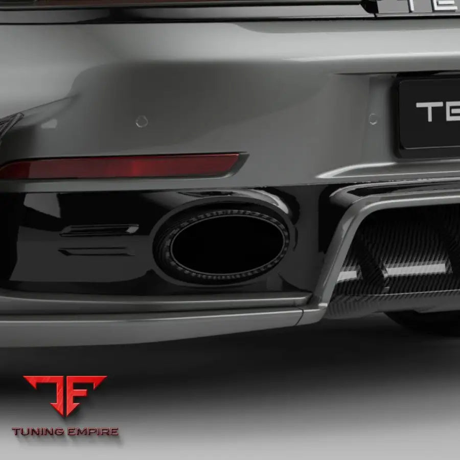 TECHART CARBON SPORT EXHAUST TIPS FOR 992.2 TURBO S