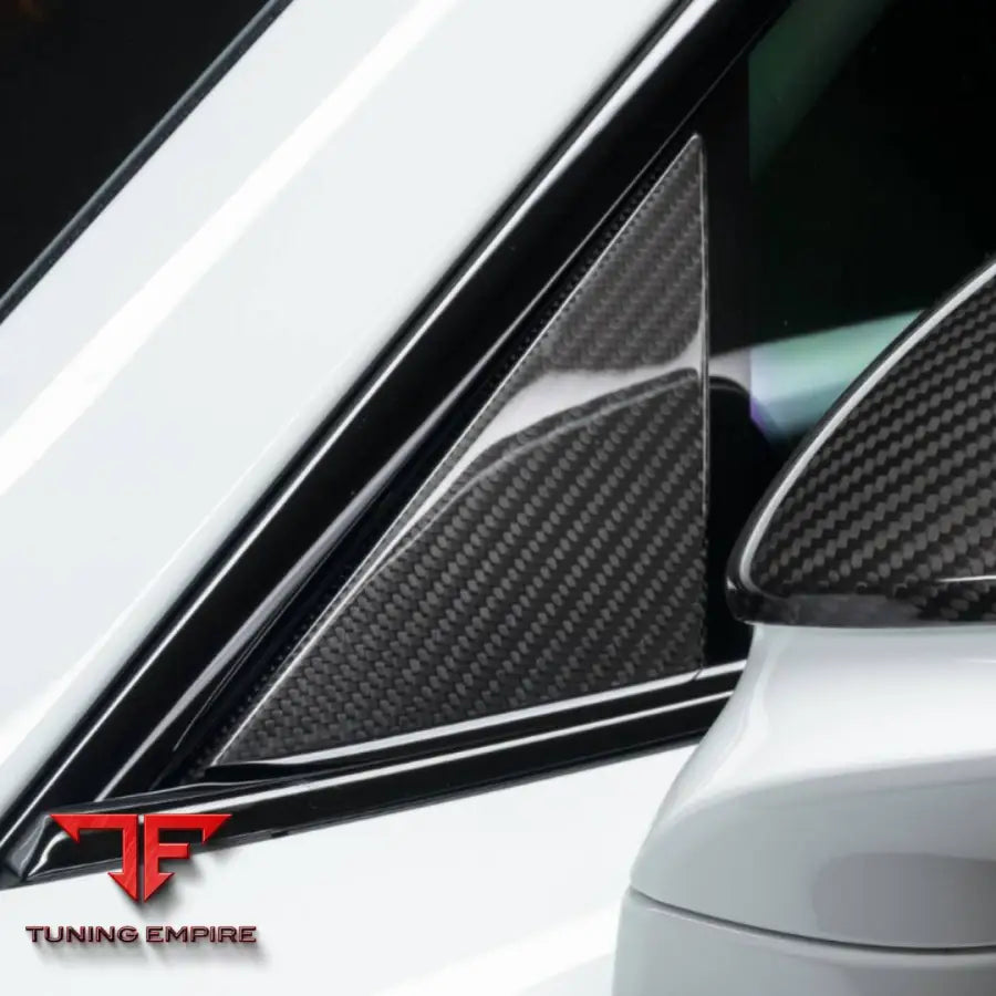 TECHART CARBON WINDOW TRIANGLES – LEFT & RIGHT (GLOSSY)