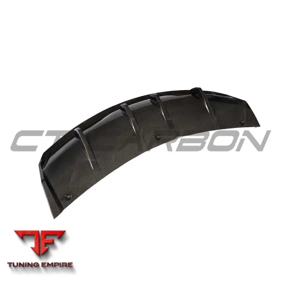 TESLA MODEL 3 2017-2023 CARBON FIBRE DIFFUSER - V1 - CT CARBON