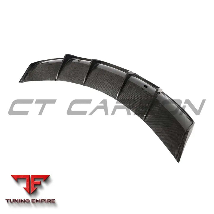 TESLA MODEL 3 2017-2023 CARBON FIBRE DIFFUSER - V2 - CT CARBON