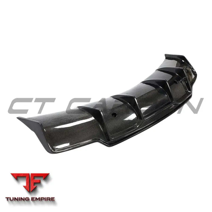 TESLA MODEL 3 2017-2023 CARBON FIBRE DIFFUSER - V2 - CT CARBON