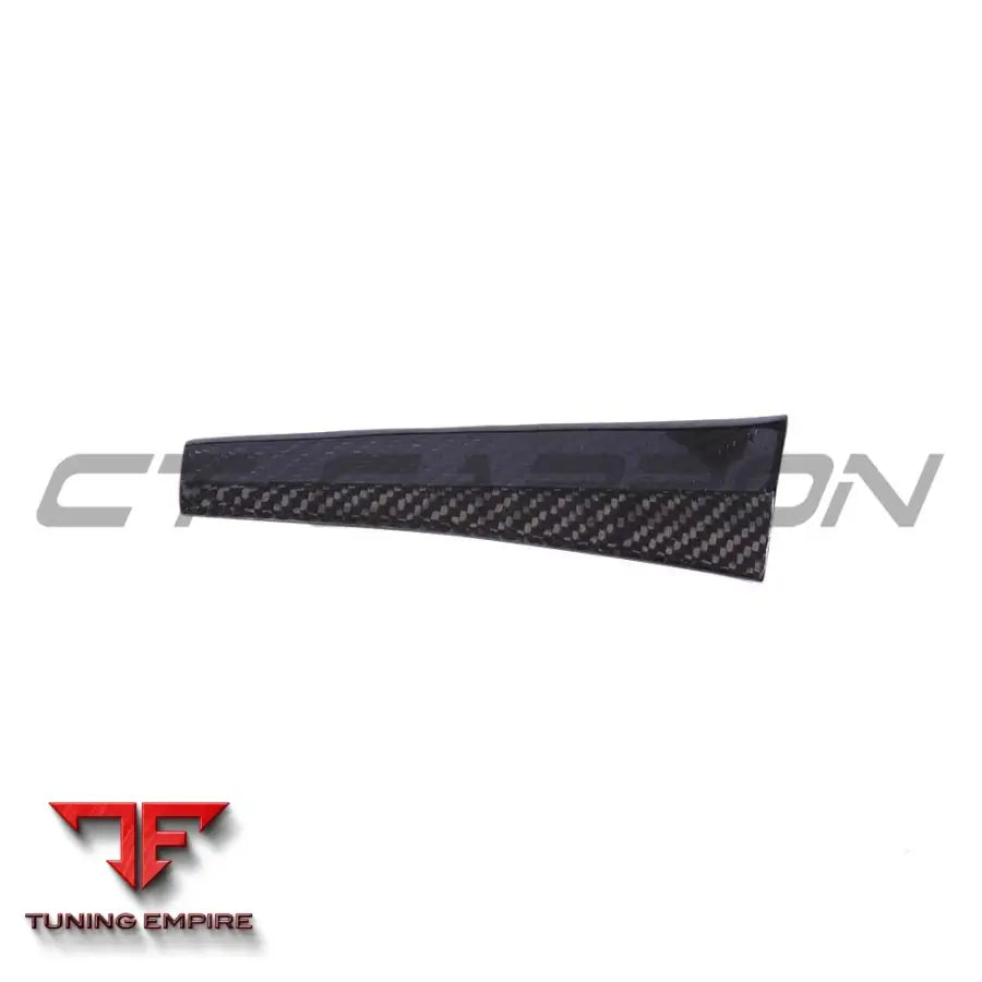 TESLA MODEL 3 2017-2023 CARBON FIBRE FRONT SPLITTER - V1 - CT CARBON