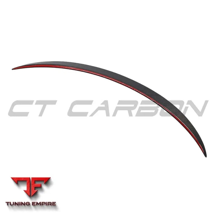 TESLA MODEL 3 2017-2023 CARBON FIBRE SPOILER - V2 - CT CARBON