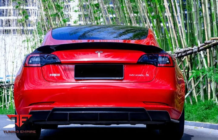 TESLA MODEL 3 CARBON FIBER AERO KIT 2017-2023