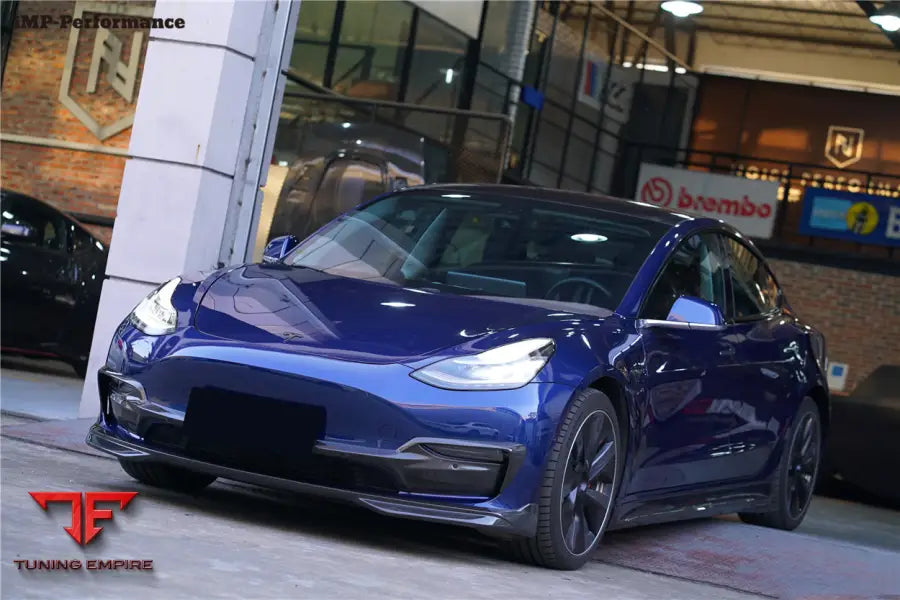 TESLA MODEL 3 IMP PERFORMANCE CARBON FIBER FRONT LIP BSD