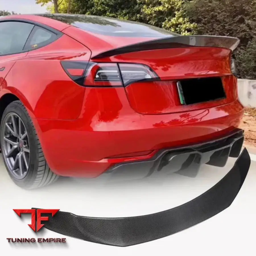 TESLA MODEL 3 CARBON FIBER PARTS 2017-2022Y