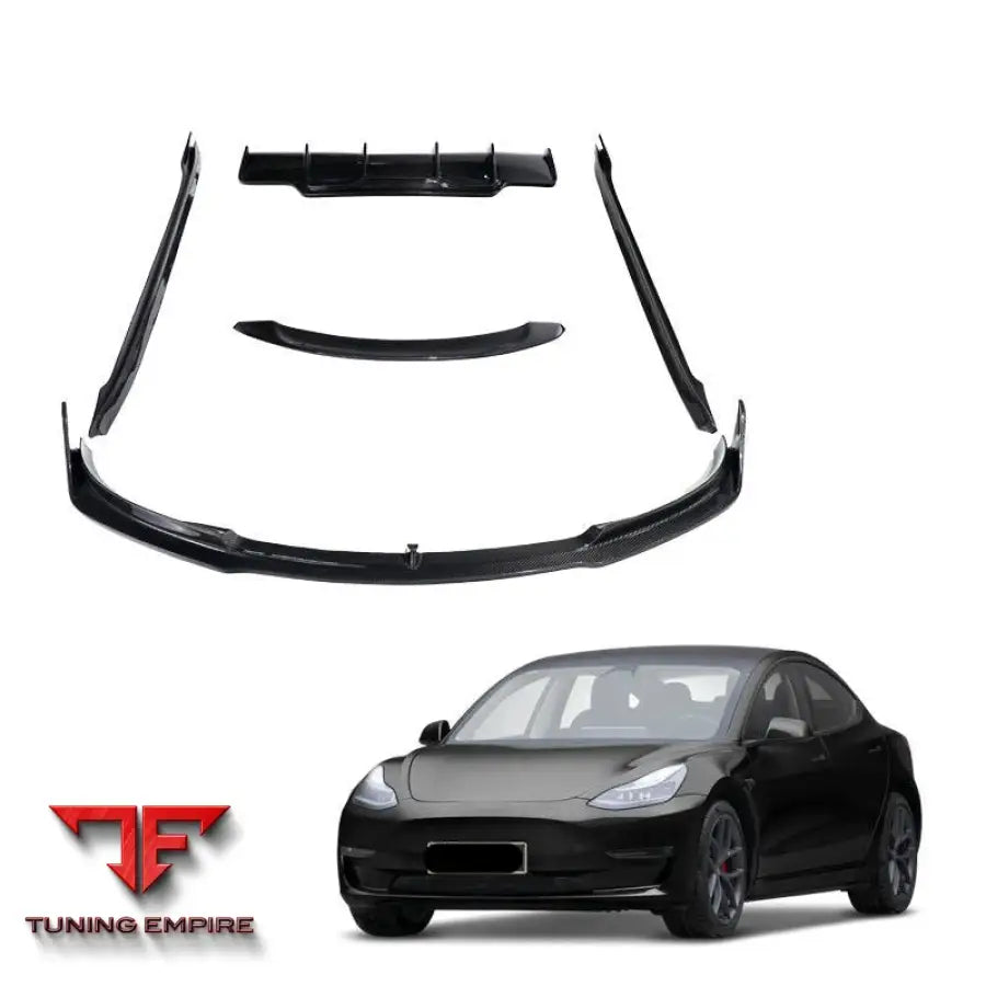 TESLA MODEL 3 CARBON FIBER PARTS