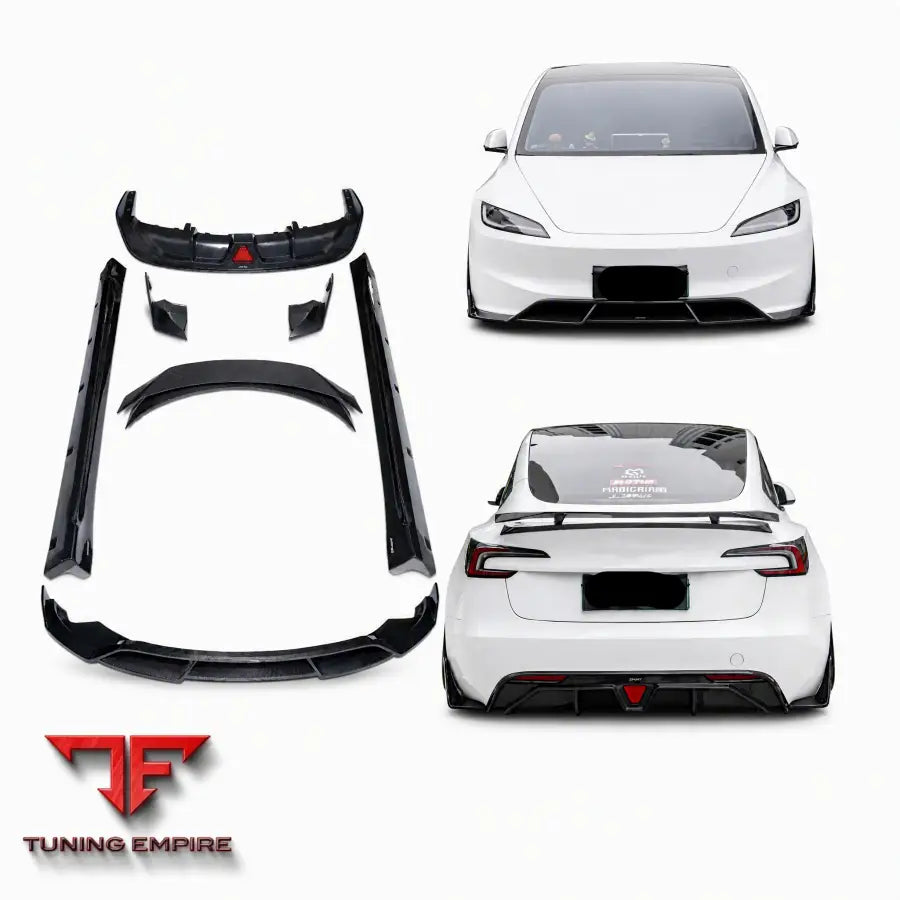 TESLA MODEL 3 CARBON FIBER PARTS