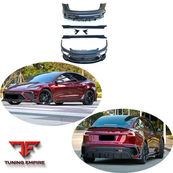 TESLA MODEL 3 CARBON FIBER PARTS