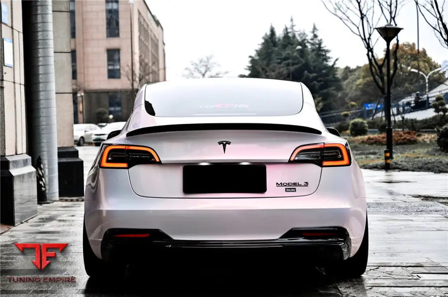 TESLA MODEL 3 IMP PERFORMANCE CARBON FIBER REAR LIP BSD