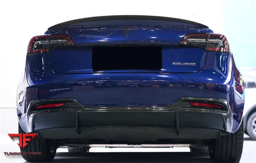 TESLA MODEL 3 IMP PERFORMANCE CARBON FIBER REAR LIP BSD