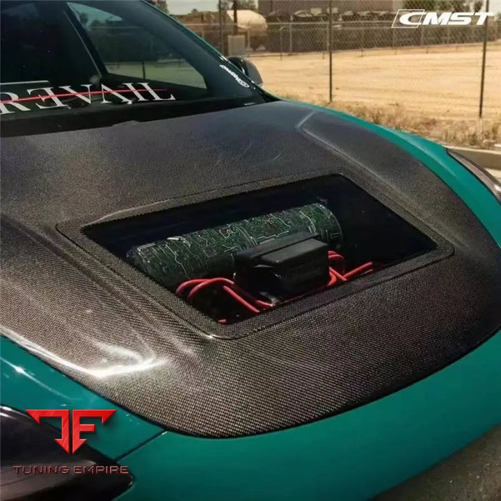 TESLA MODEL 3 CARBON FIBER TRANSPARENT HOOD