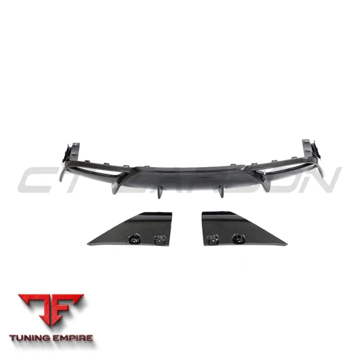 TESLA MODEL 3 FACELIFT 2023+ CARBON FIBRE DIFFUSER - V1 - CT CARBON