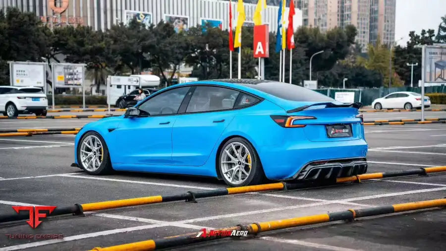 TESLA MODEL 3 HIGHLAND 2024-ON ACTION AERO SERIES REAR DIFFUSER - Rear Diffuser