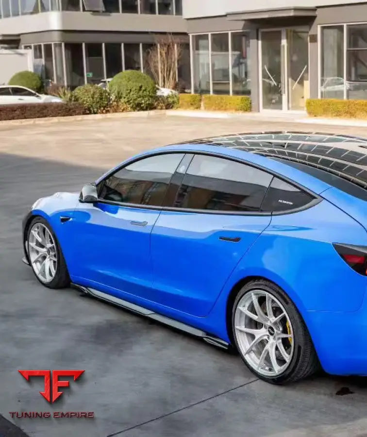 TESLA MODEL 3 HIGHLAND / P 2024-ON ABS ACTION AERO SERIES SIDE SKIRTS - Side Skirts
