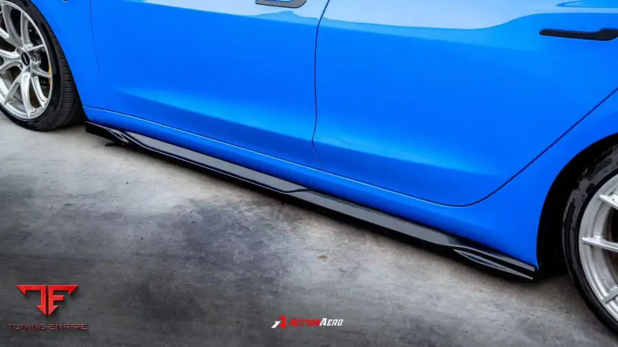 TESLA MODEL 3 HIGHLAND / P 2024-ON ACTION AERO SERIES SIDE SKIRTS - Side Skirts