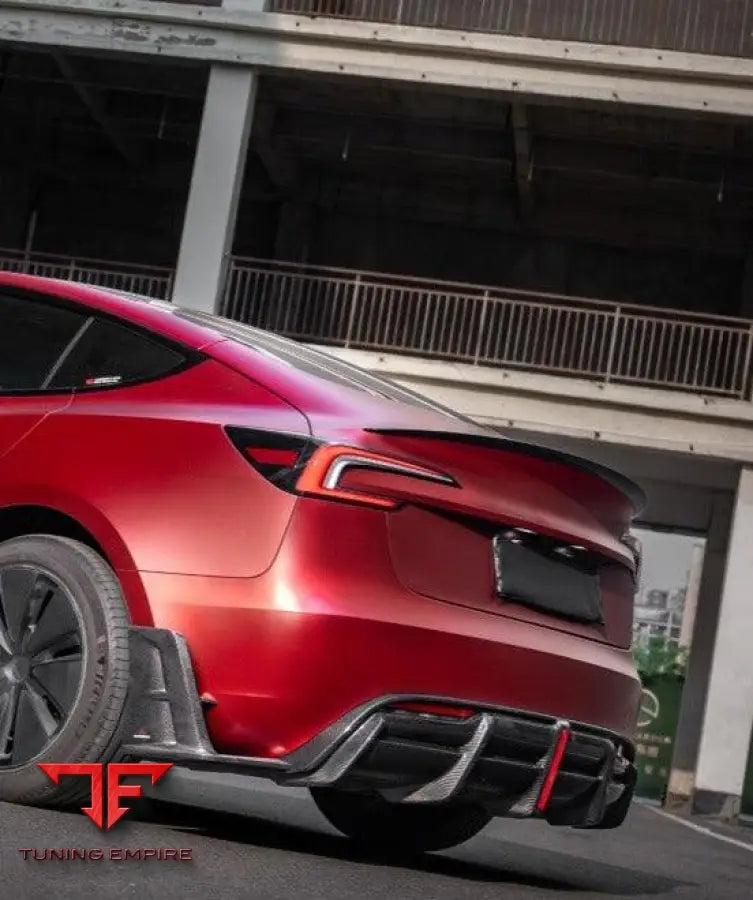 Tesla Model 3 Highland AE rear diffuser