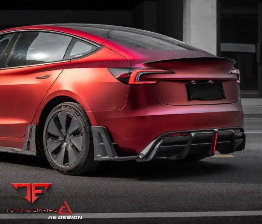 Tesla Model 3 Highland AE rear diffuser