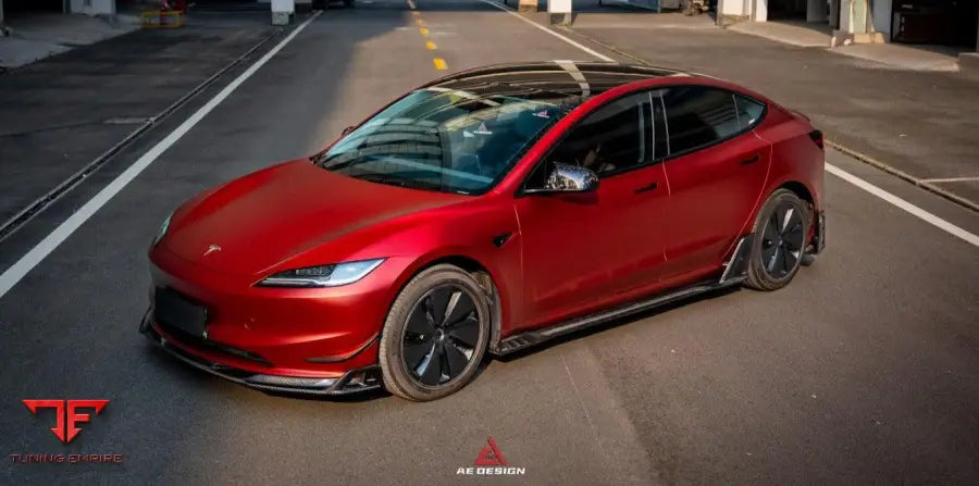 Tesla Model 3 Highland AE Design side skirts