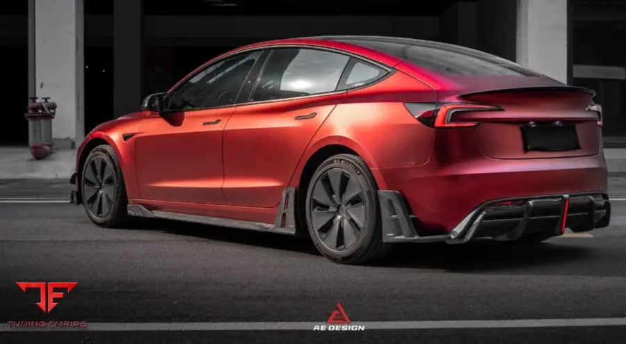 Tesla Model 3 Highland AE Design side skirts