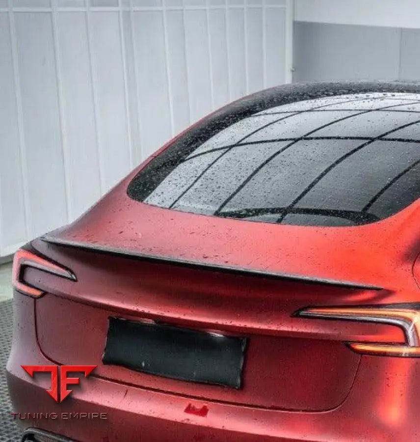 Tesla Model 3 Highland AE rear spoiler