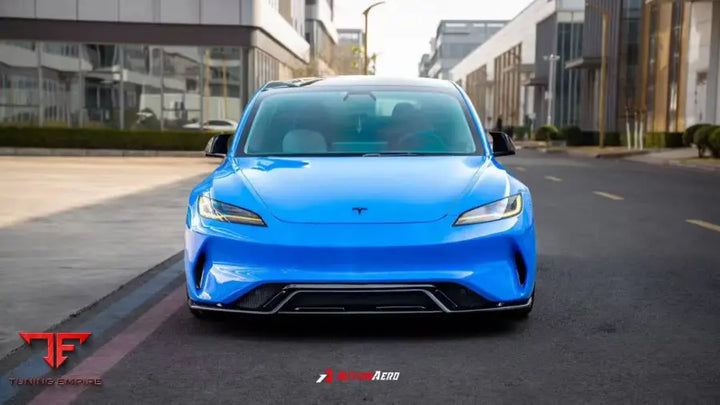 TESLA MODEL 3 HIGHLAND / PERFORMANCE 2024-ON ABS ACTION AERO SERIES FRONT BUMPER & LIP - Bumper