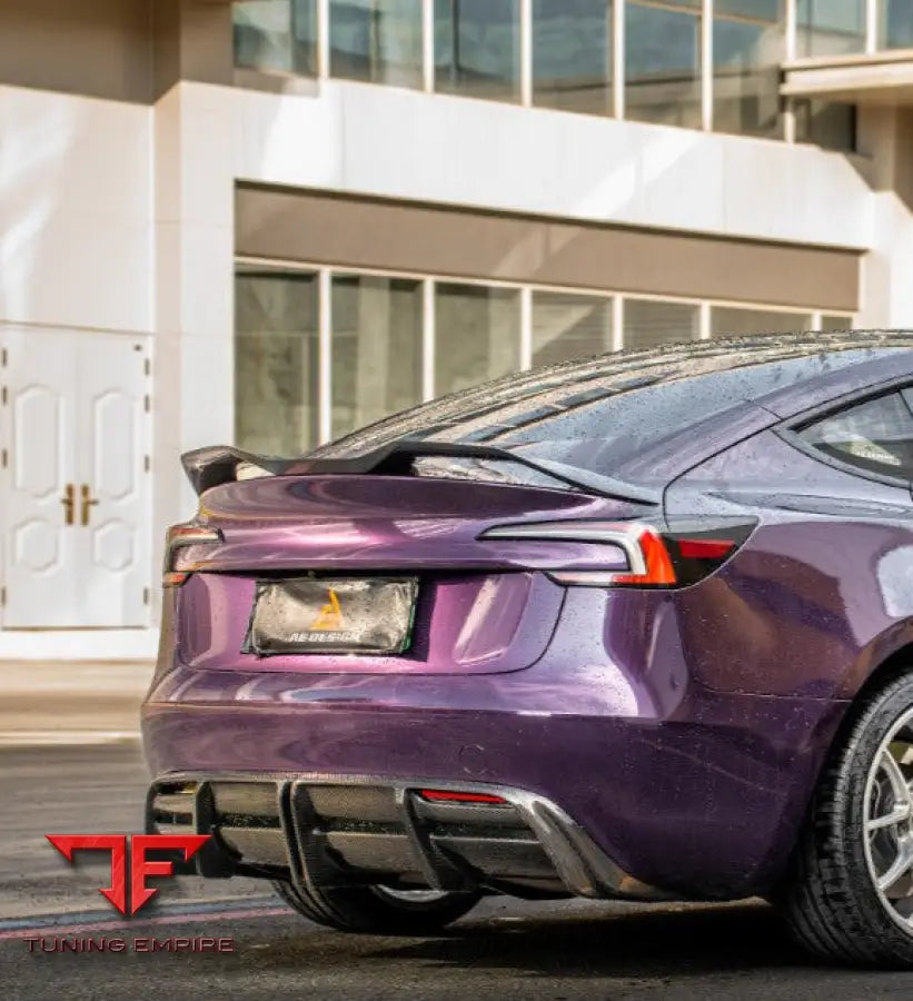 Tesla Model 3 Highland AE Design rear lip spoiler