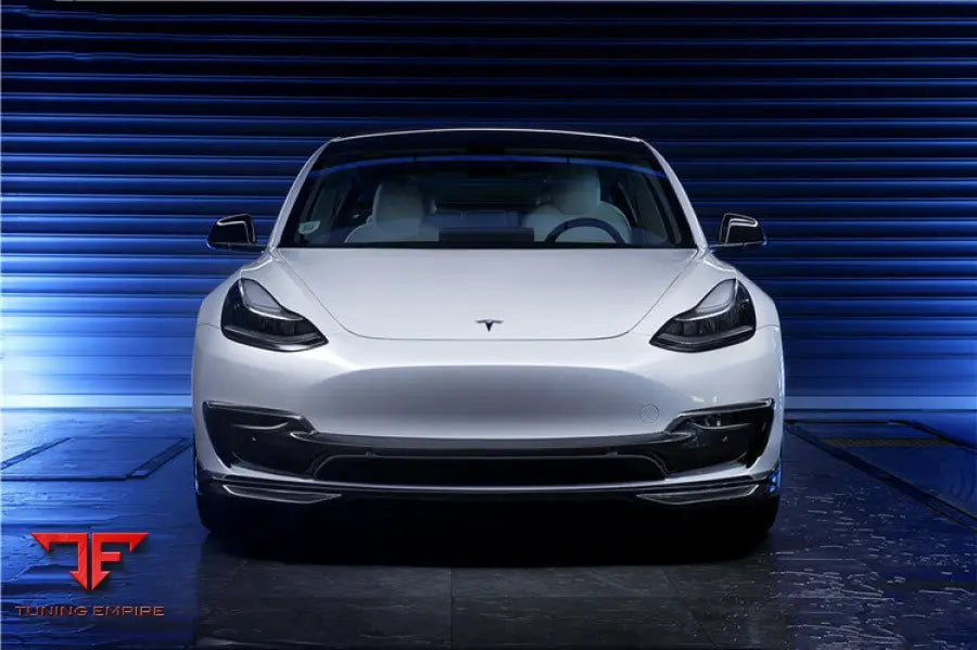 TESLA MODEL 3 IMP PERFORMANCE CARBON FIBER MIDDLE FRONT LIP BSD