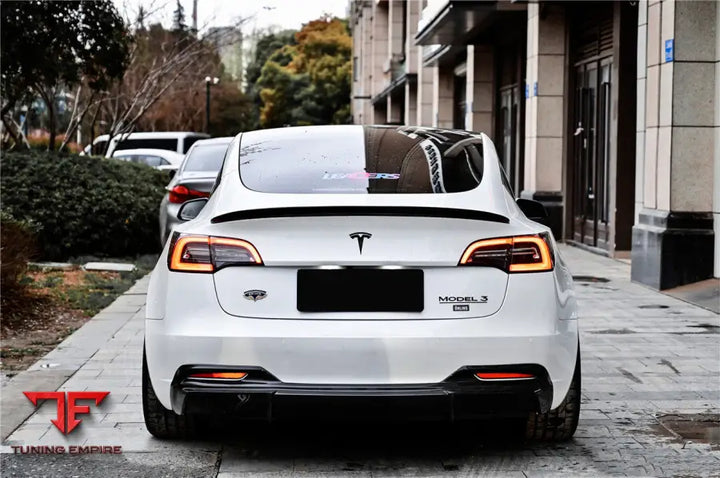 TESLA MODEL 3 IMP PERFORMANCE CARBON FIBER REAR LIP BSD