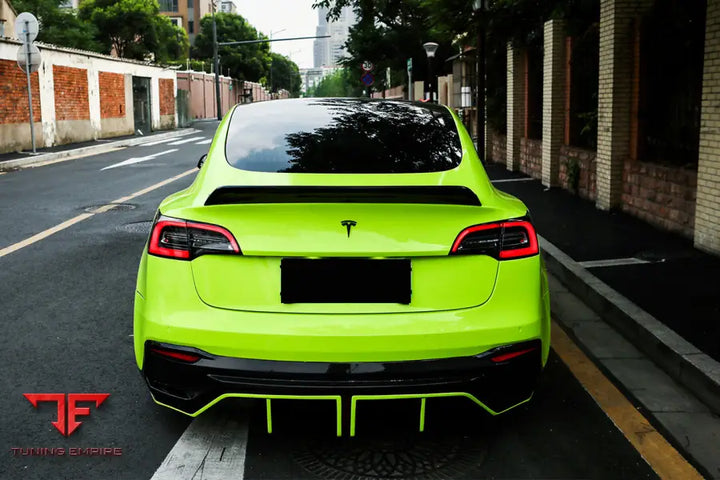 TESLA MODEL 3 IMP PERFORMANCE PARTIAL CARBON FIBER FRONT BUMPER BSD