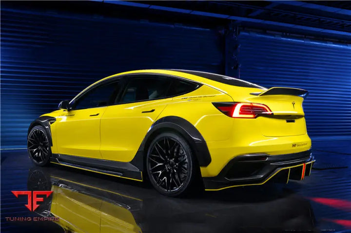 TESLA MODEL 3 IMP PERFORMANCE PARTIAL CARBON FIBER FRONT BUMPER BSD