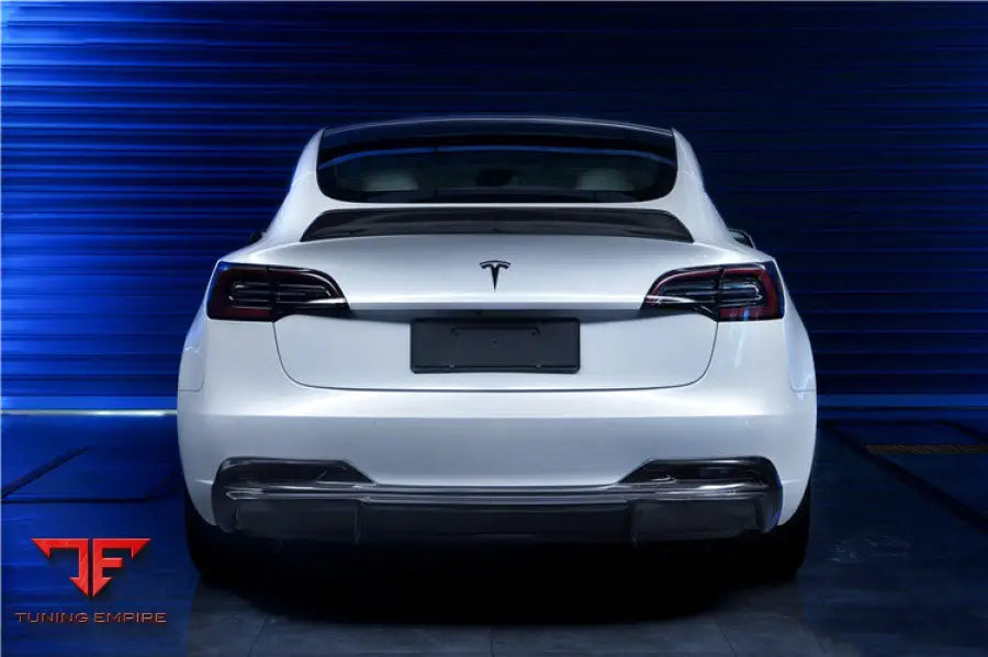 TESLA MODEL 3 IMP PERFORMANCE PARTIAL CARBON FIBER FRONT BUMPER BSD