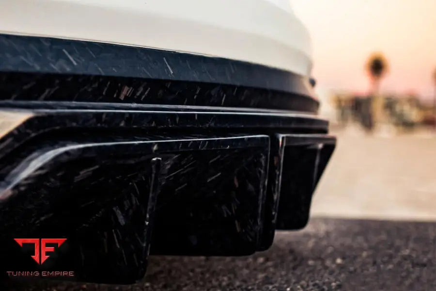 TESLA MODEL 3 IMP PERFORMANCE PARTIAL CARBON FIBER REAR BUMPER BSD