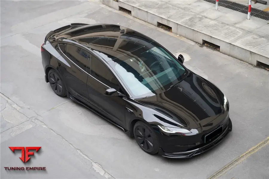 TESLA MODEL 3 LCI FAST STYLE CARBON FIBER PATTERN LOOK BODY KIT BSD