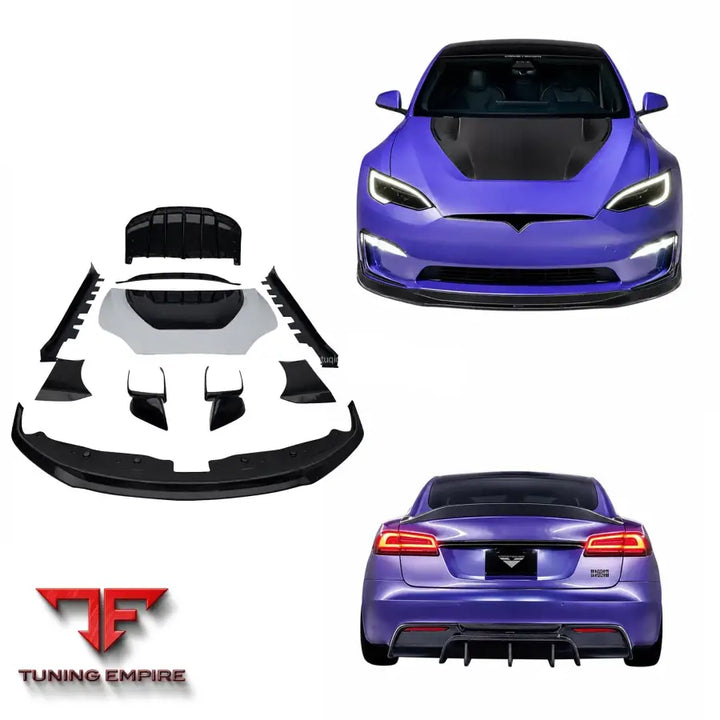 TESLA MODEL S CARBON FIBER BODY KIT