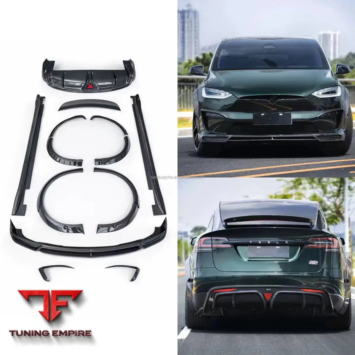 TESLA MODEL X CARBON FIBER PARTS