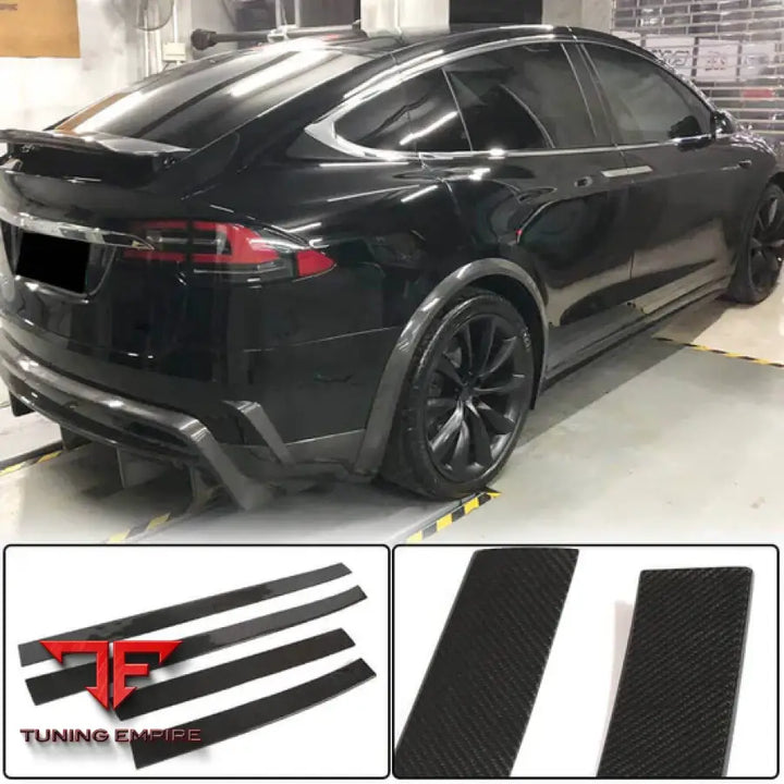 TESLA MODEL X SPORT UTILITY CARBON FIBER PARTS 2016-2022Y