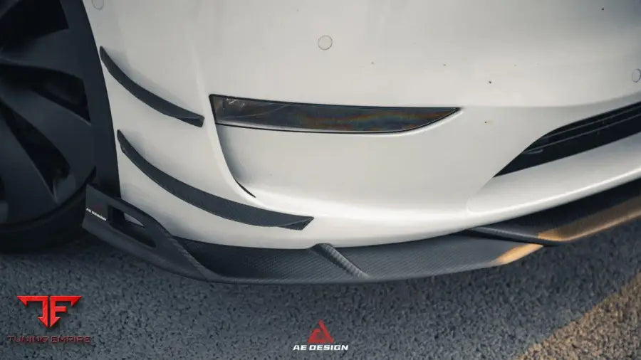 TESLA MODEL Y 2020-2025 AE DESIGN FRONT CANARDS - Body Trim