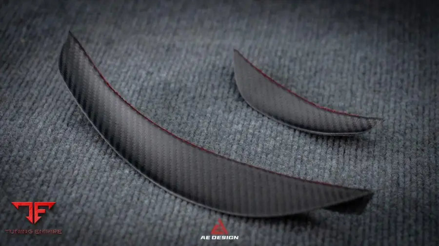 TESLA MODEL Y 2020-2025 AE DESIGN FRONT CANARDS - Body Trim