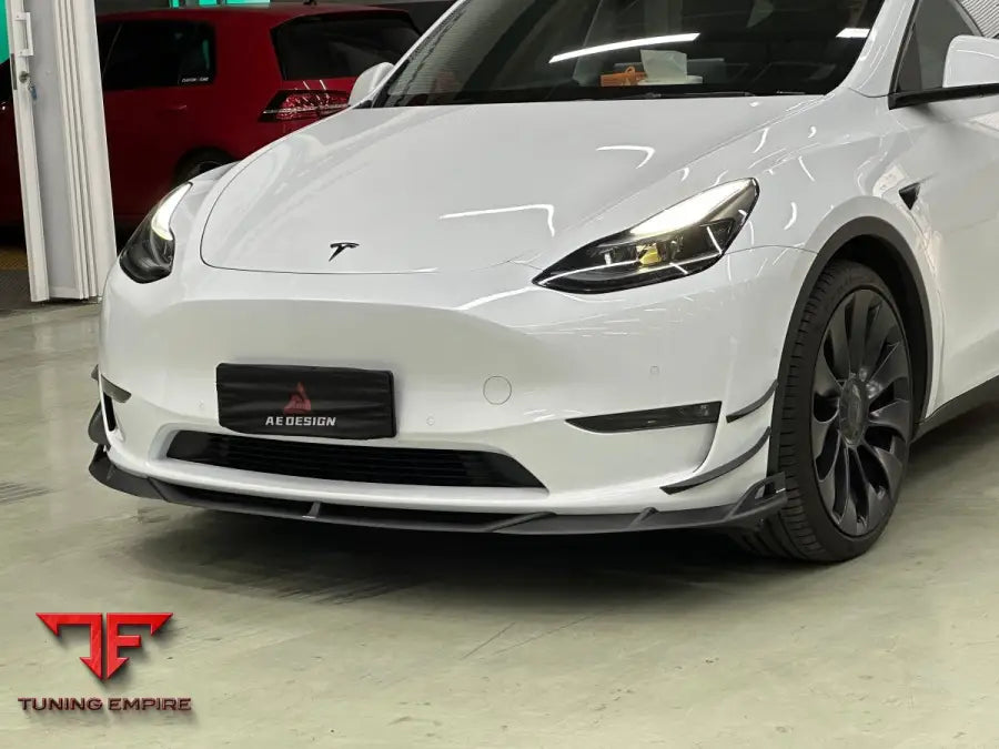 TESLA MODEL Y 2020-2025 AE DESIGN FRONT LIP - Front Lip