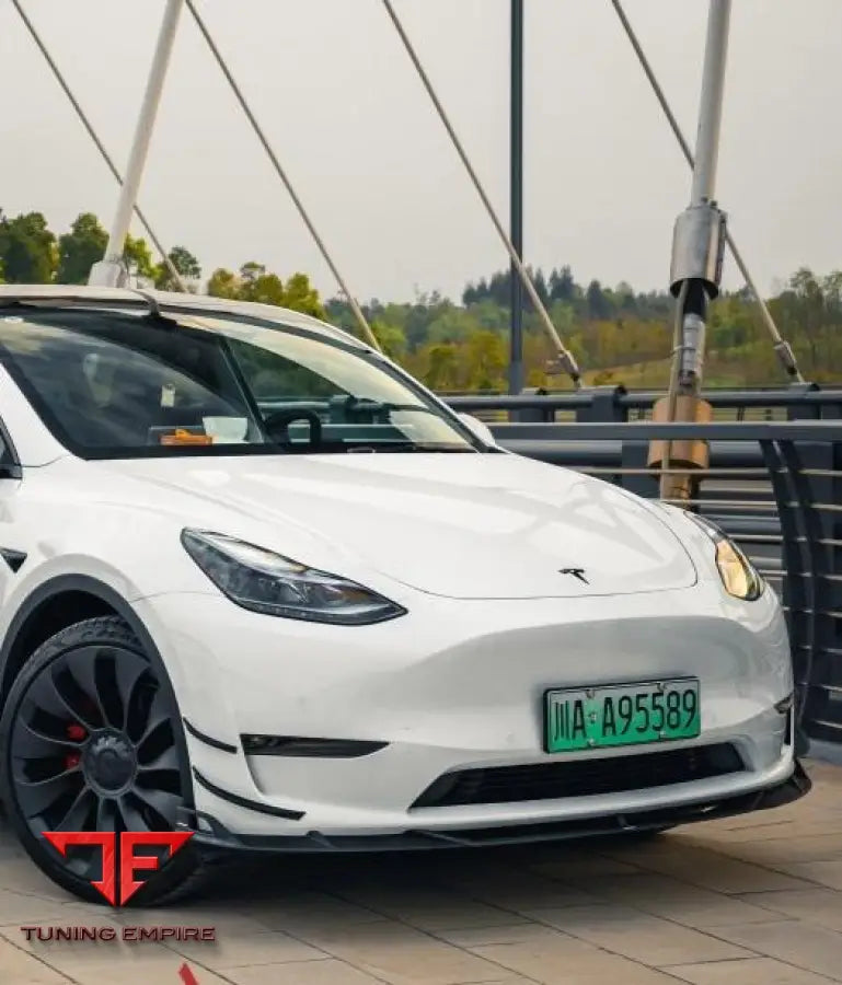 Tesla Model Y carbon front lip