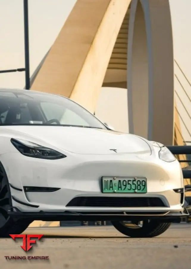 TESLA MODEL Y 2020-2025 AE DESIGN FRONT LIP - Front Lip