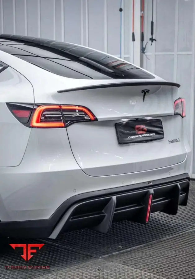 Tesla Model Y plastic rear diffuser