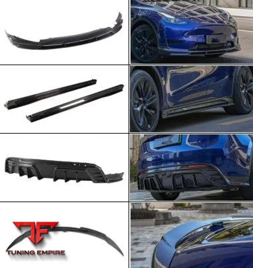 TESLA MODEL Y CARBON FIBER PARTS