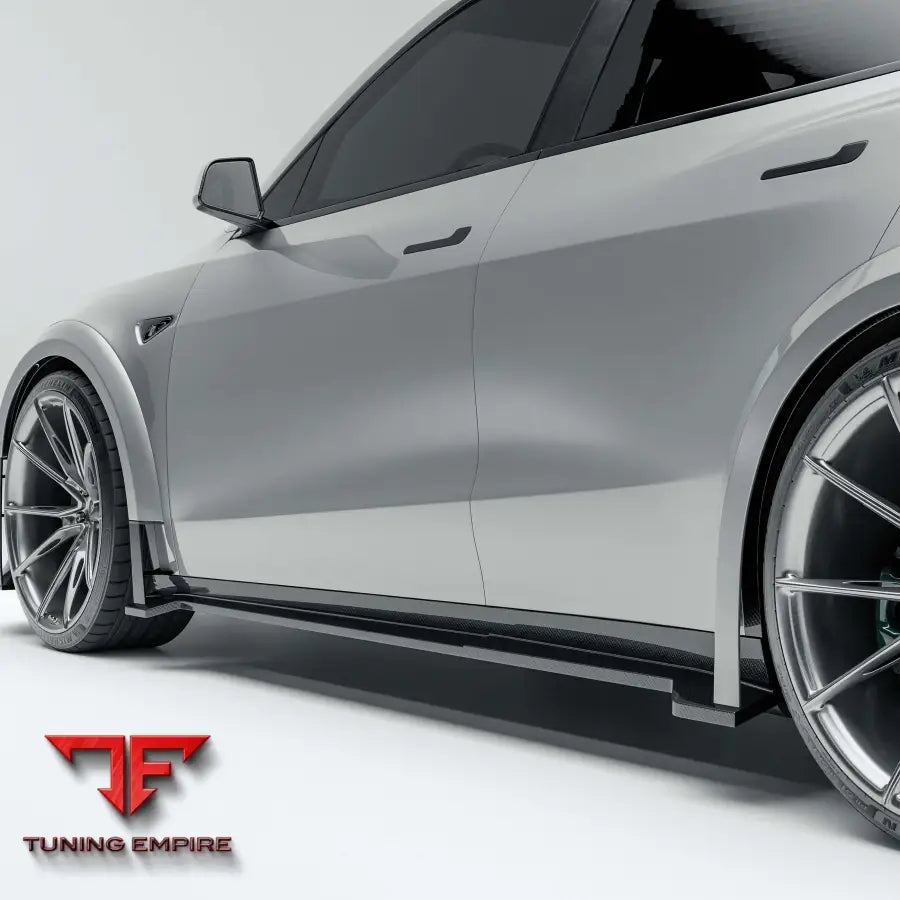 TESLA MODEL Y CARBON FIBER SIDE SKIRTS