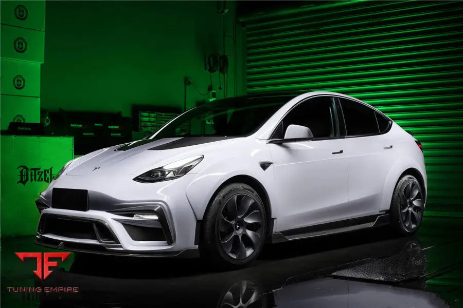 TESLA MODEL Y IMP PERFORMANCE CARBON FIBER FRONT BUMPER BSD