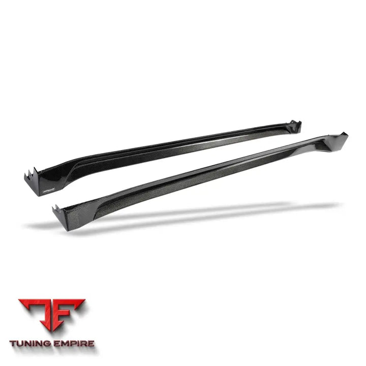 TESLA MODEL Y JUNIPER CARBON FIBER SIDE SKIRTS