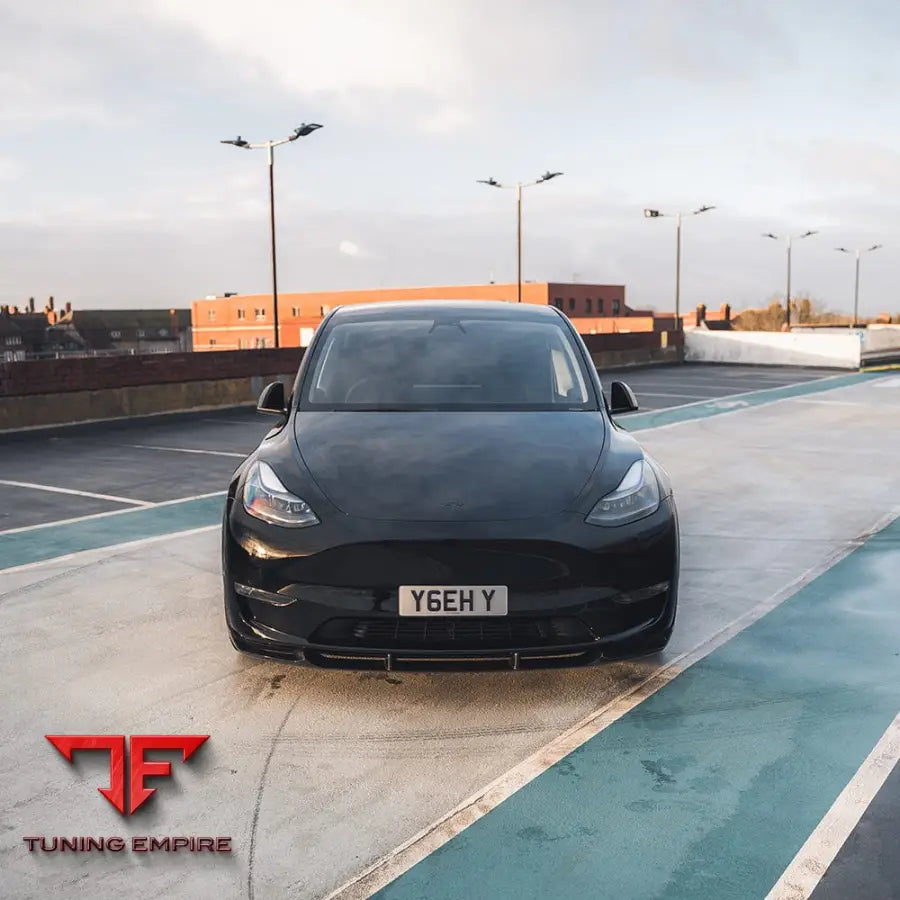TESLA MODEL Y MK1 2020-2025 CARBON FIBRE SPLITTER - CT CARBON