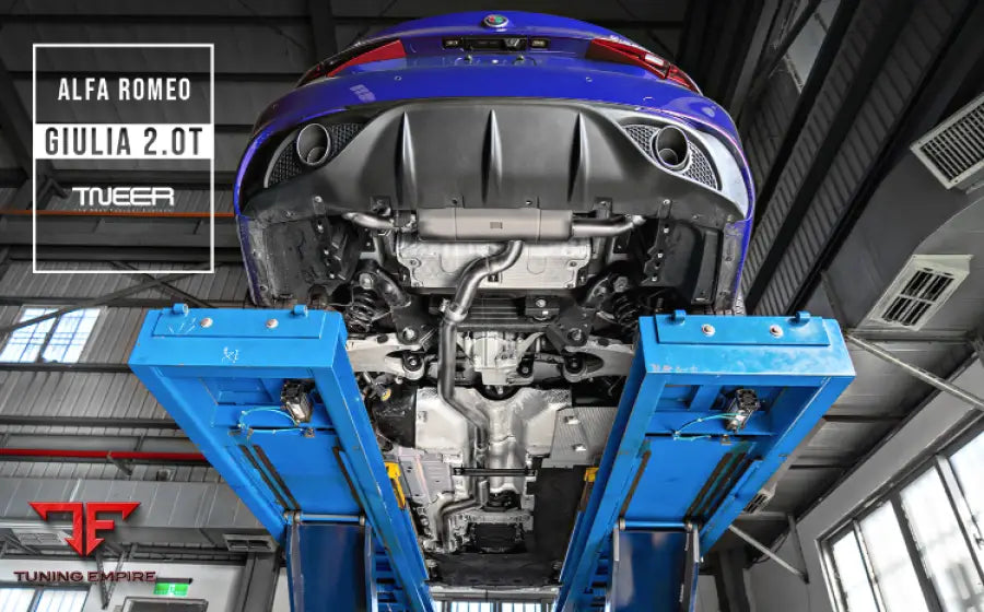 TNEER Alfa Romeo Giulia 2.0T exhaust system
