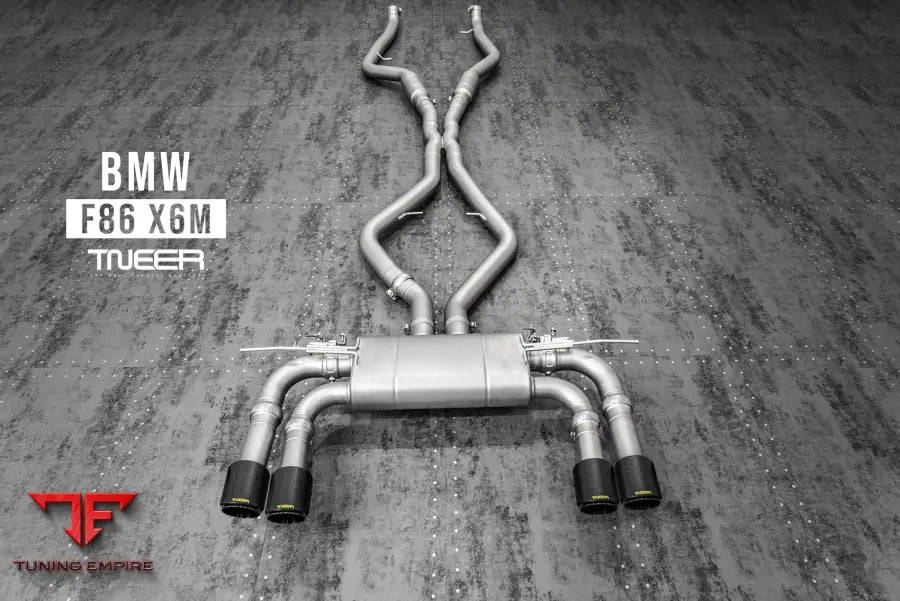 TNEER BMW M POWER F86 X6 M EXHAUST SYSTEM